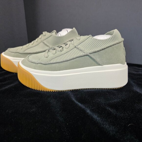 NIB UGG EZ-Duzzit Platform Sneaker Sage Green Women's 9.5 - Picture 1 of 12